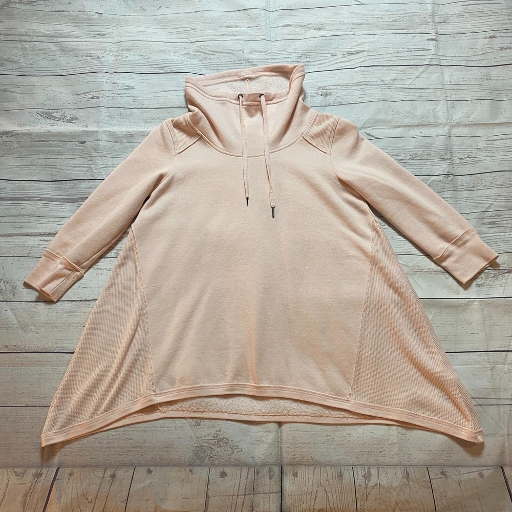 Calvin Klein Performance Athletic Mock Neck Sweater Pink Women's Size Small